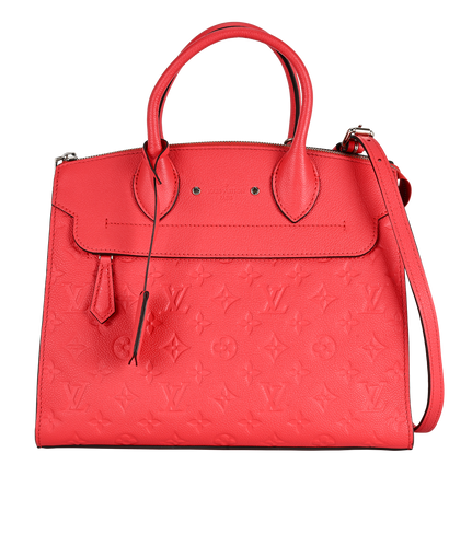Pont Neuf MM, &pound;1,100, Handbags, Red, Leather, Front view
